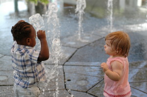 Small Fountain at Camana Bay