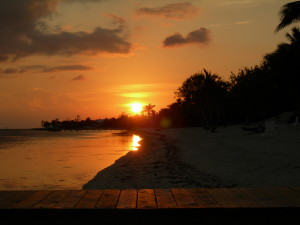 Sunset in Little Cayman