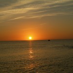 Sunset off Seven Mile Beach, Grand Cayman